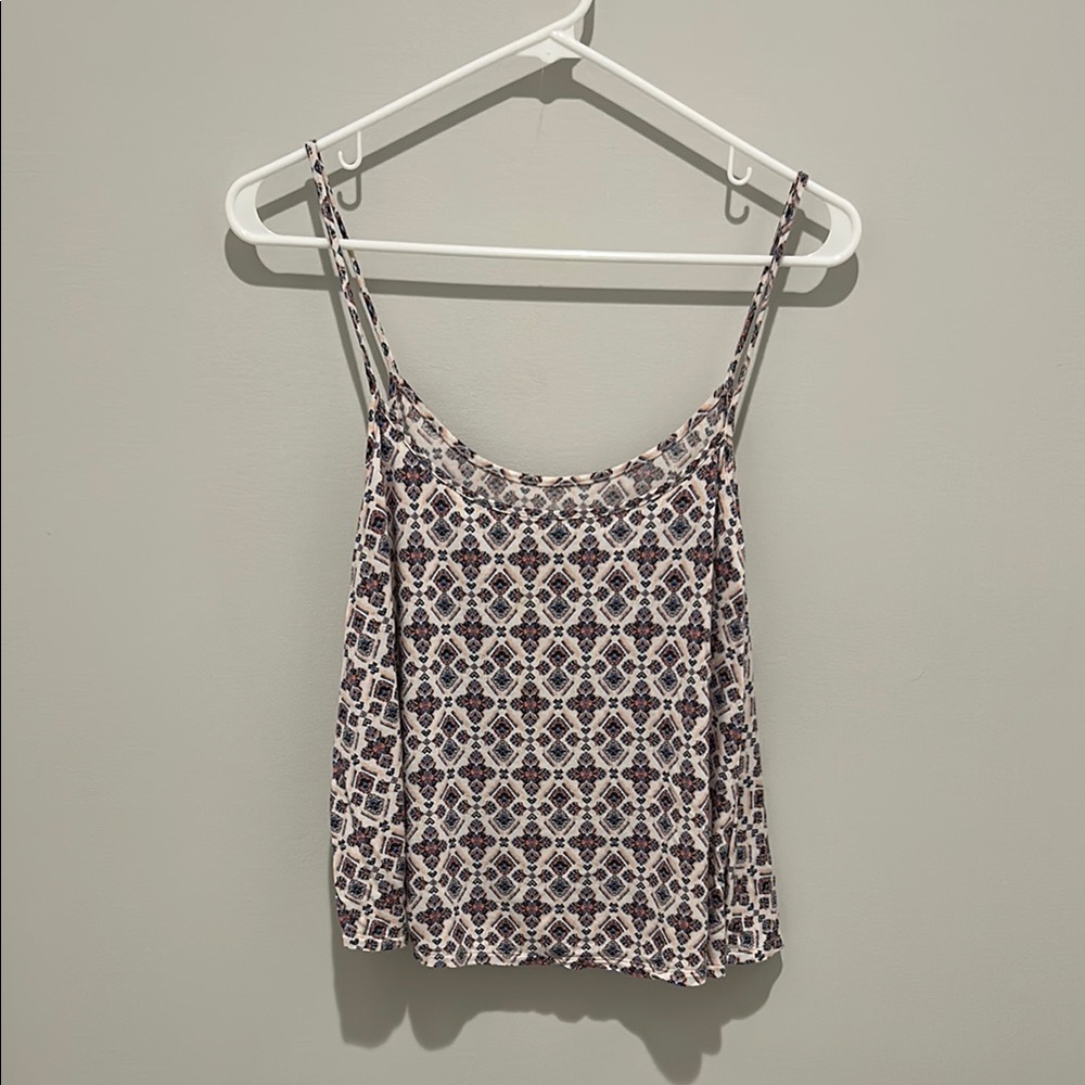 AEO Soft & Sexy Geometric Print Women's Top | M